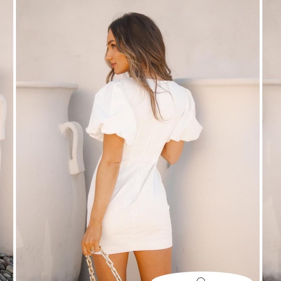 Vici Collections Puff Sleeve Mini Dress - Picture 7 of 9